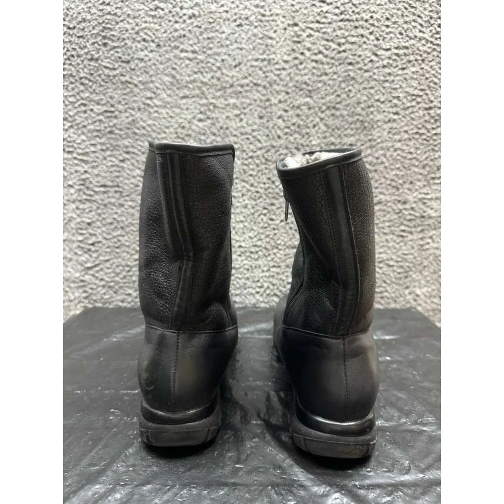 Toe Warmers Shield Leather Fur-Lined Waterproof Boots Black Womens Size‎ 11M US